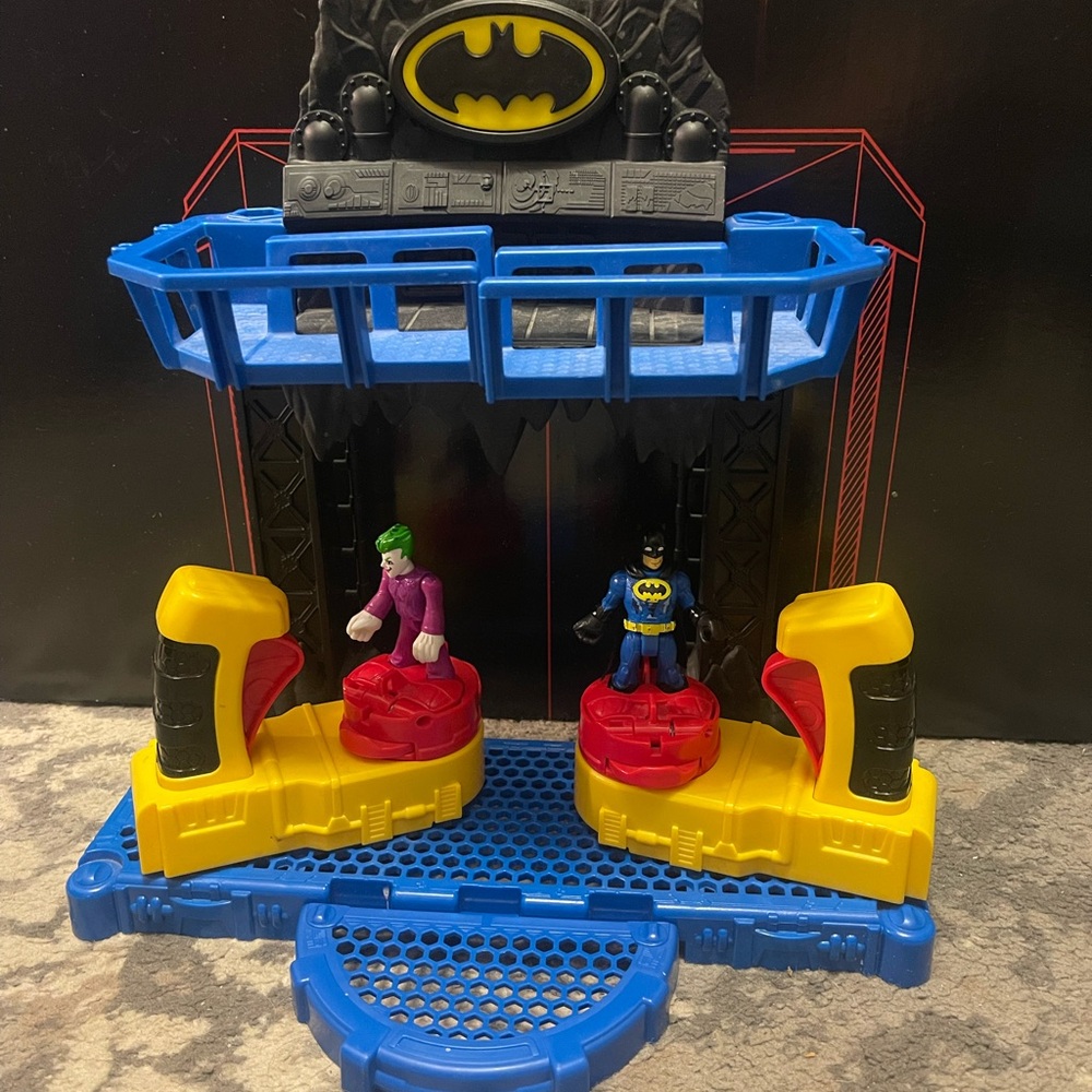 Batman Blue and Yellow Action Figure Playset